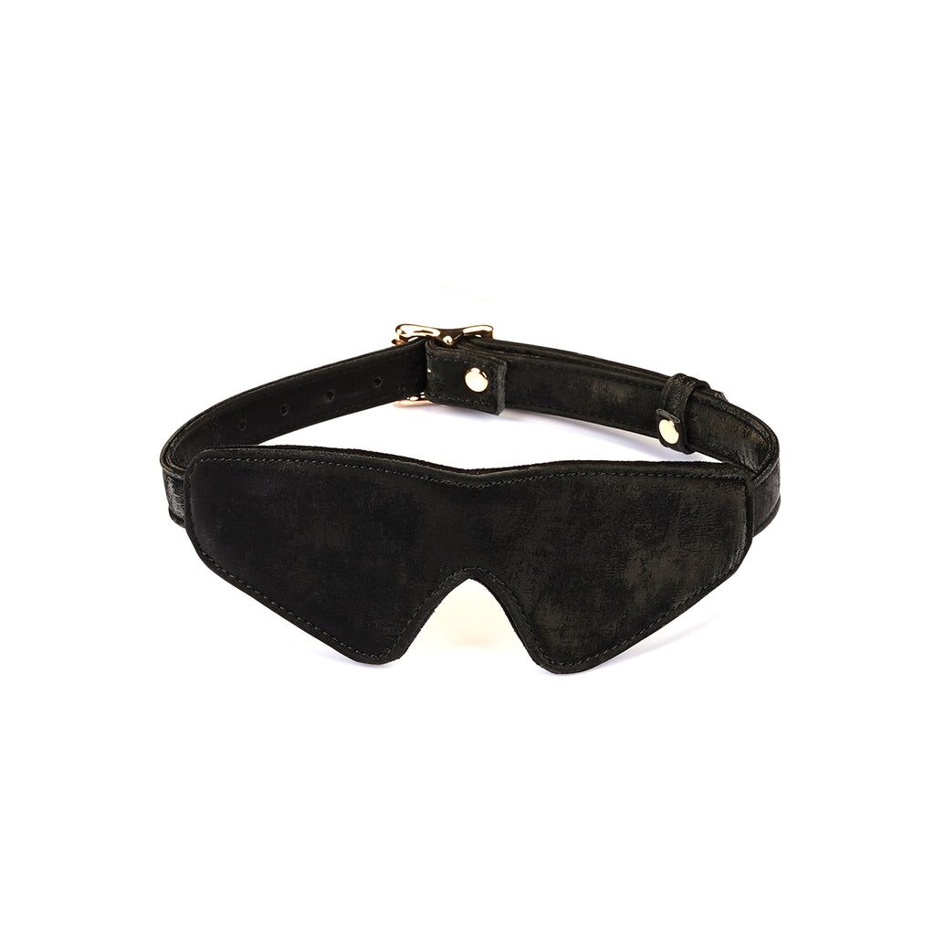 Liebe Seele (Японія) Маска на очі Liebe Seele Boudoir Amor Blindfold Black, щільне прилягання, оксамитовий фініш