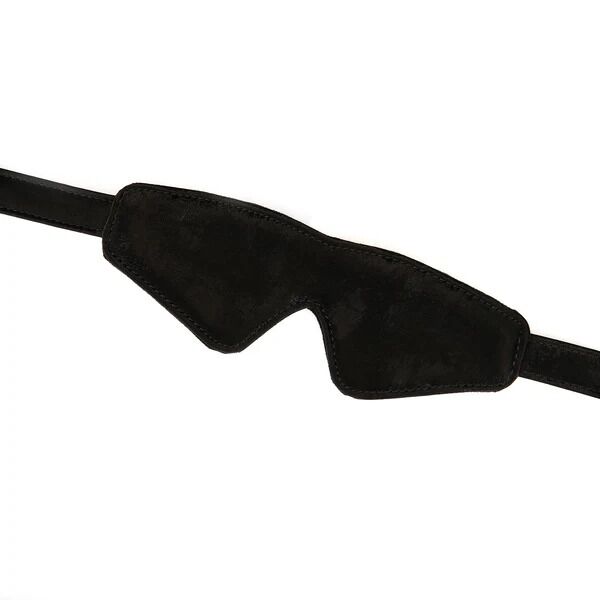 Liebe Seele (Японія) Маска на очі Liebe Seele Boudoir Amor Blindfold Black, щільне прилягання, оксамитовий фініш