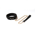 Liebe Seele (Японія) Нашийник з повідцем Liebe Seele Boudoir Amor Collar with Leash Black, три кільця