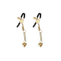 Liebe Seele (Японія) Затискачі для сосків з підвіскою Liebe Seele Hollow Heart Nipple Clamps Gold