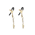 Liebe Seele (Японія) Затискачі для сосків з підвіскою Liebe Seele Rose Pendant Nipple Clamps Gold