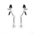 Liebe Seele (Японія) Затискачі для сосків Liebe Seele Starfish Nipple Clamps Silver, підвіска морська зірка