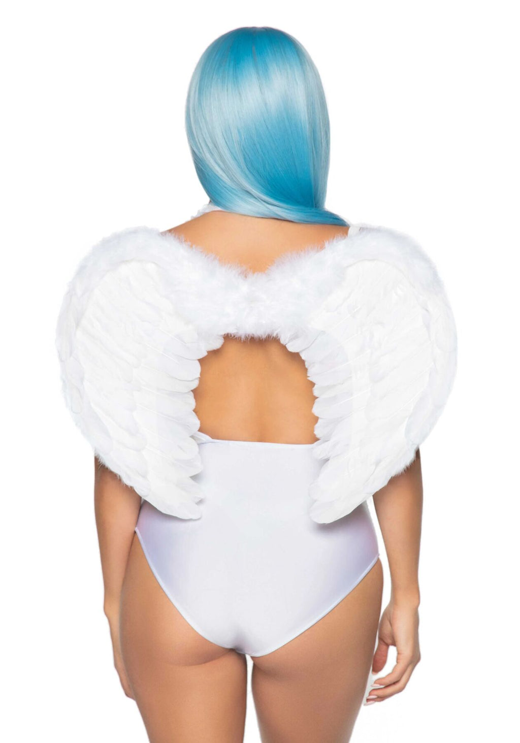 Leg Avenue (США) Крила ангела Leg Avenue Marabou Feather Angel Wings, справжнє пір'я