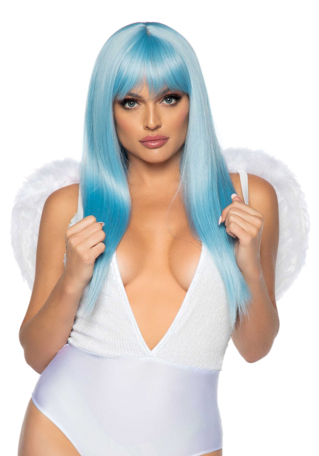 Leg Avenue (США) Крила ангела Leg Avenue Marabou Feather Angel Wings, справжнє пір'я