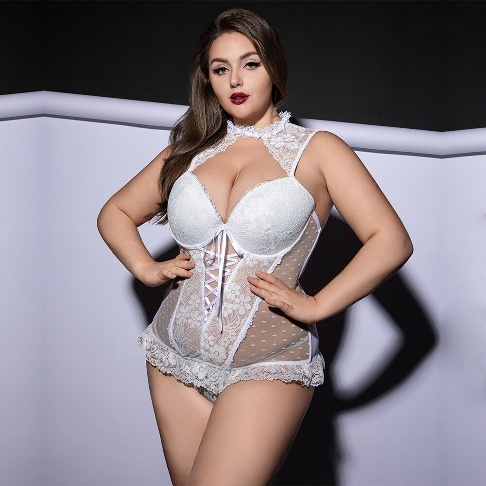 JSY (Китай) Корсет JSY P61132 White Plus Size