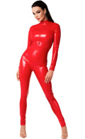 Noir Handmade (Польща) Комбінезон Noir Handmade F353 Red powerwetlook overall - XL