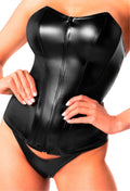Noir Handmade (Польща) Корсет Noir Handmade F334 Powerwetlook corset - XXL