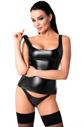 Noir Handmade (Польща) Топ Noir Handmade F346 Powerwetlook top - L