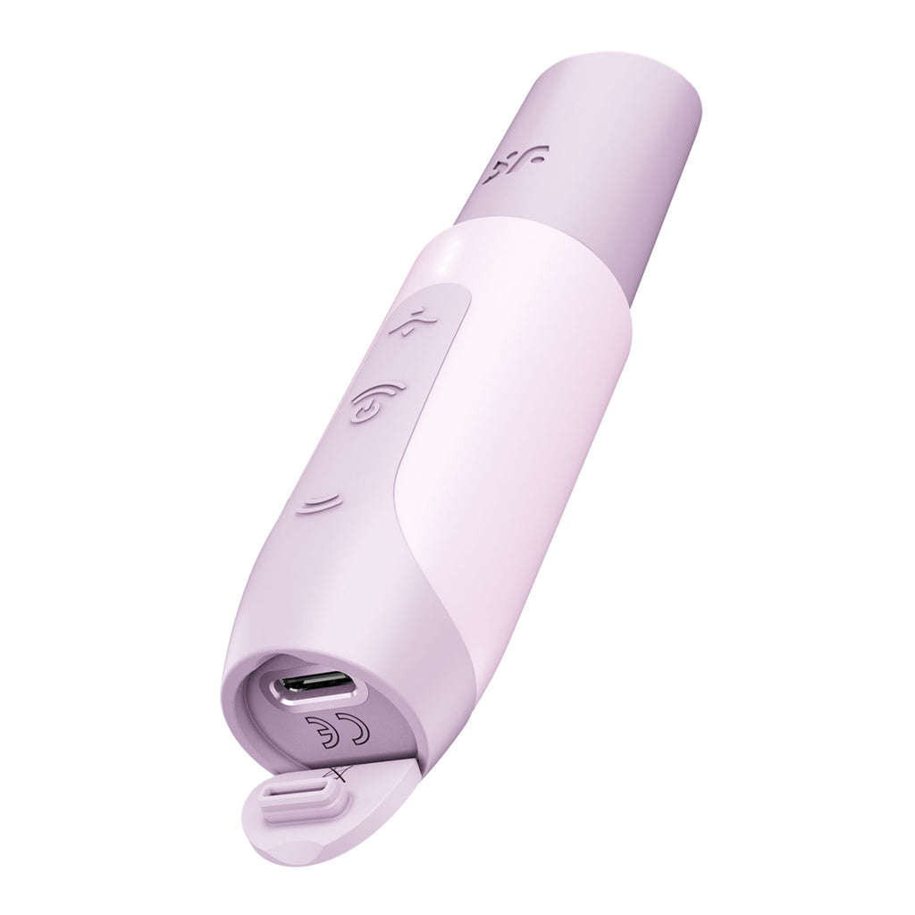 Вакуумний стимулятор Satisfyer Secret Kiss, магнітна технологія 3D Air Pulse, 30 режимів, кришечка