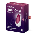 Вібратор Satisfyer Spot On 3, компактний та потужний, 12 режимів