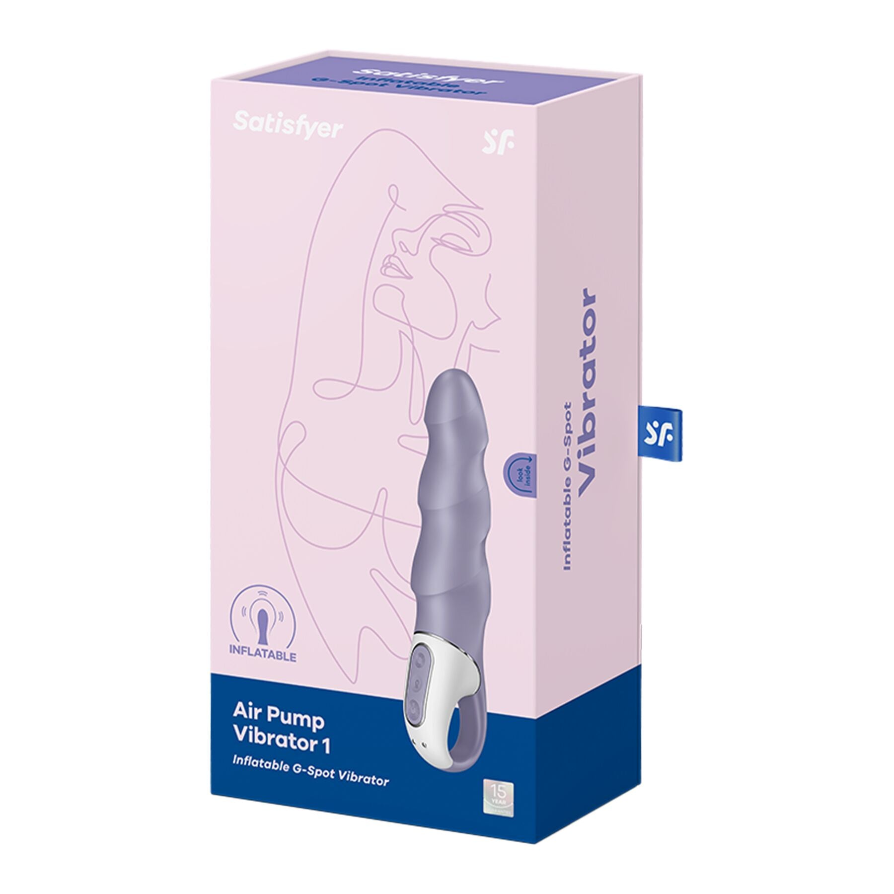 Вібратор надувний Satisfyer Air Pump Vibrator 1