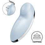 Вібростимулятор-пульсатор Satisfyer Tap & Climax 2, ефект постукування пальцем
