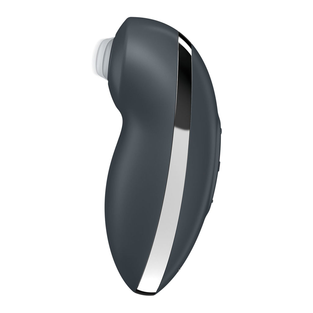 Вібростимулятор-пульсатор Satisfyer Tap & Climax 2 Grey, ефект постукування паль