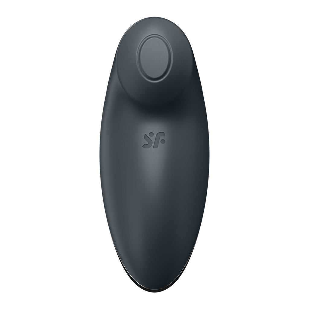 Вібростимулятор-пульсатор Satisfyer Tap & Climax 2 Grey, ефект постукування пальцем