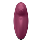 Вібростимулятор-пульсатор Satisfyer Tap & Climax 2 Red, ефект постукування пальц