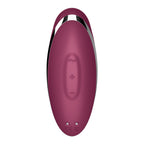 Вібростимулятор-пульсатор Satisfyer Tap & Climax 2 Red, ефект постукування пальц