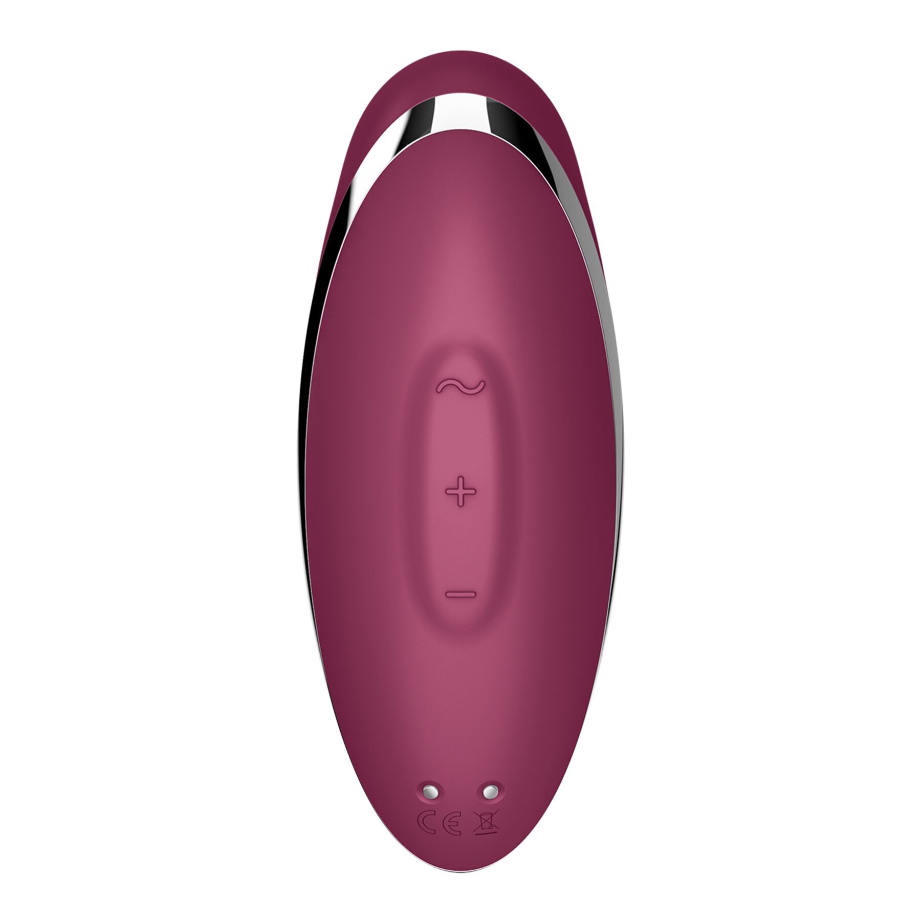 Вібростимулятор-пульсатор Satisfyer Tap & Climax 2 Red, ефект постукування пальц