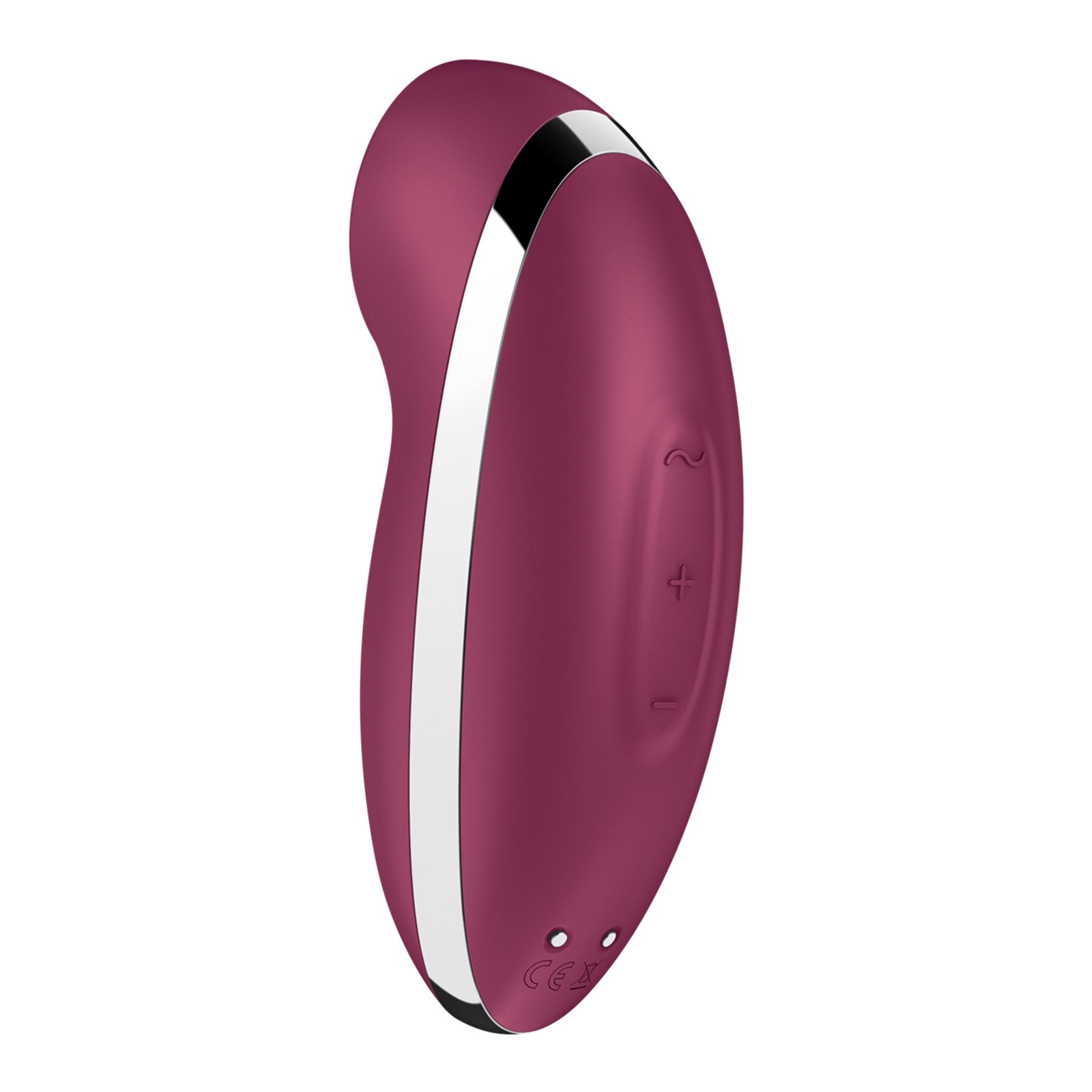 Вібростимулятор-пульсатор Satisfyer Tap & Climax 2 Red, ефект постукування пальц