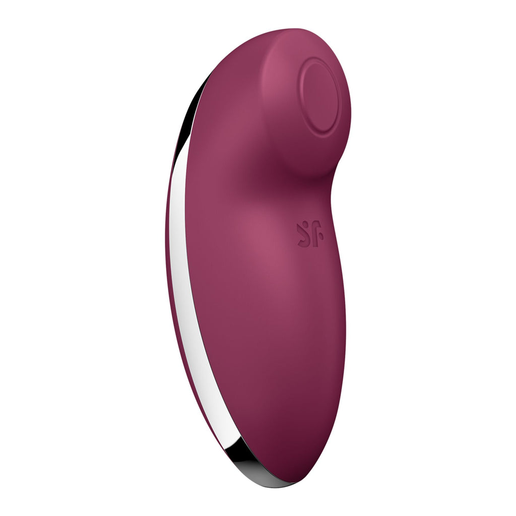 Вібростимулятор-пульсатор Satisfyer Tap & Climax 2 Red, ефект постукування пальцем
