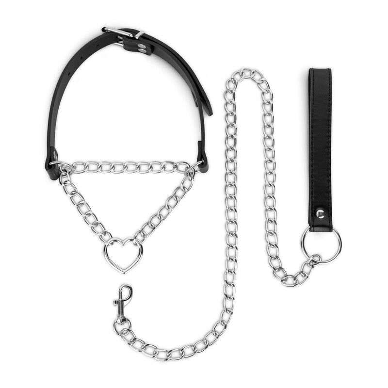 Bedroom Fantasies (Нідерланди) Нашийник з повідцем Bedroom Fantasies: Collar with Chain - Silver