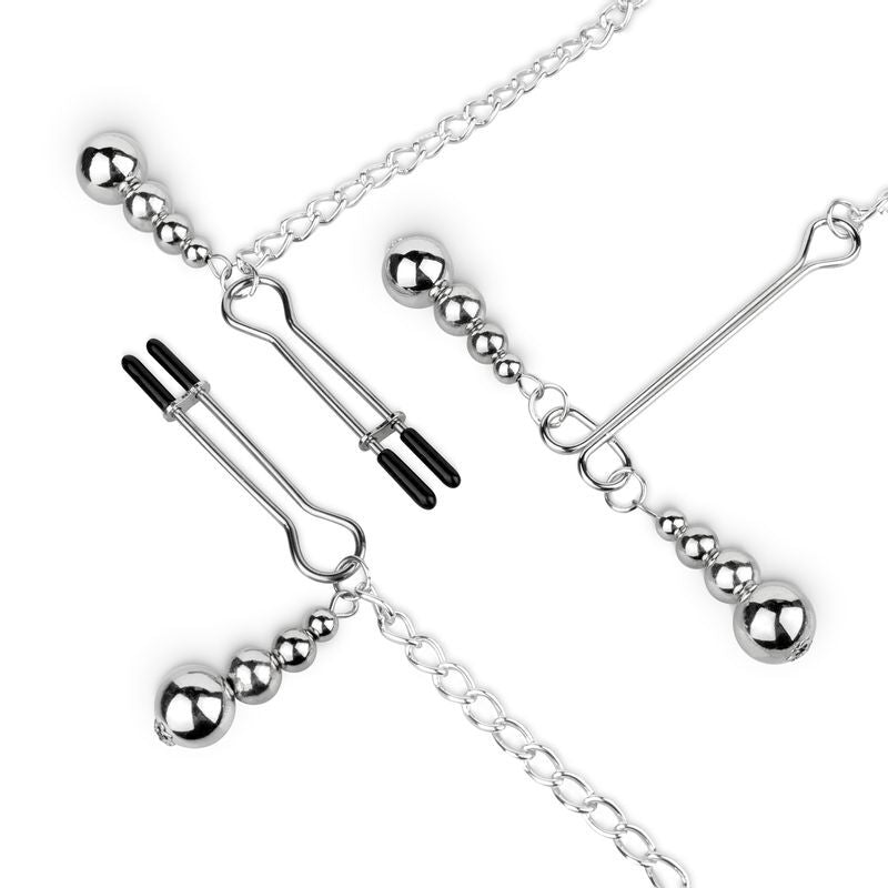 Bedroom Fantasies (Нідерланди) Затискачі для сосків та клітора Bedroom Fantasies: Nipple and Clitoris Clamps - Silver