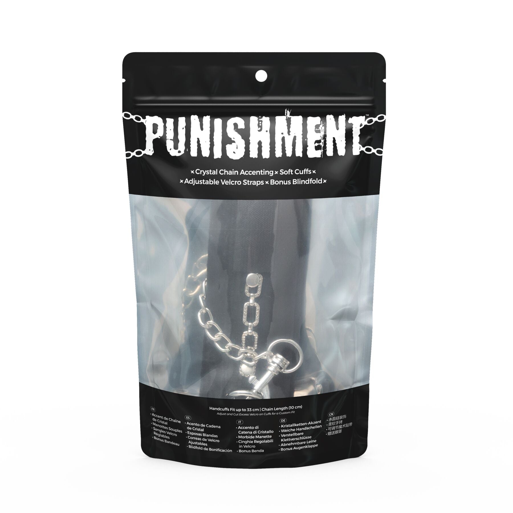 Punishment (Канада) Наручники Punishment - Crystal Detail Handcuffs - Black