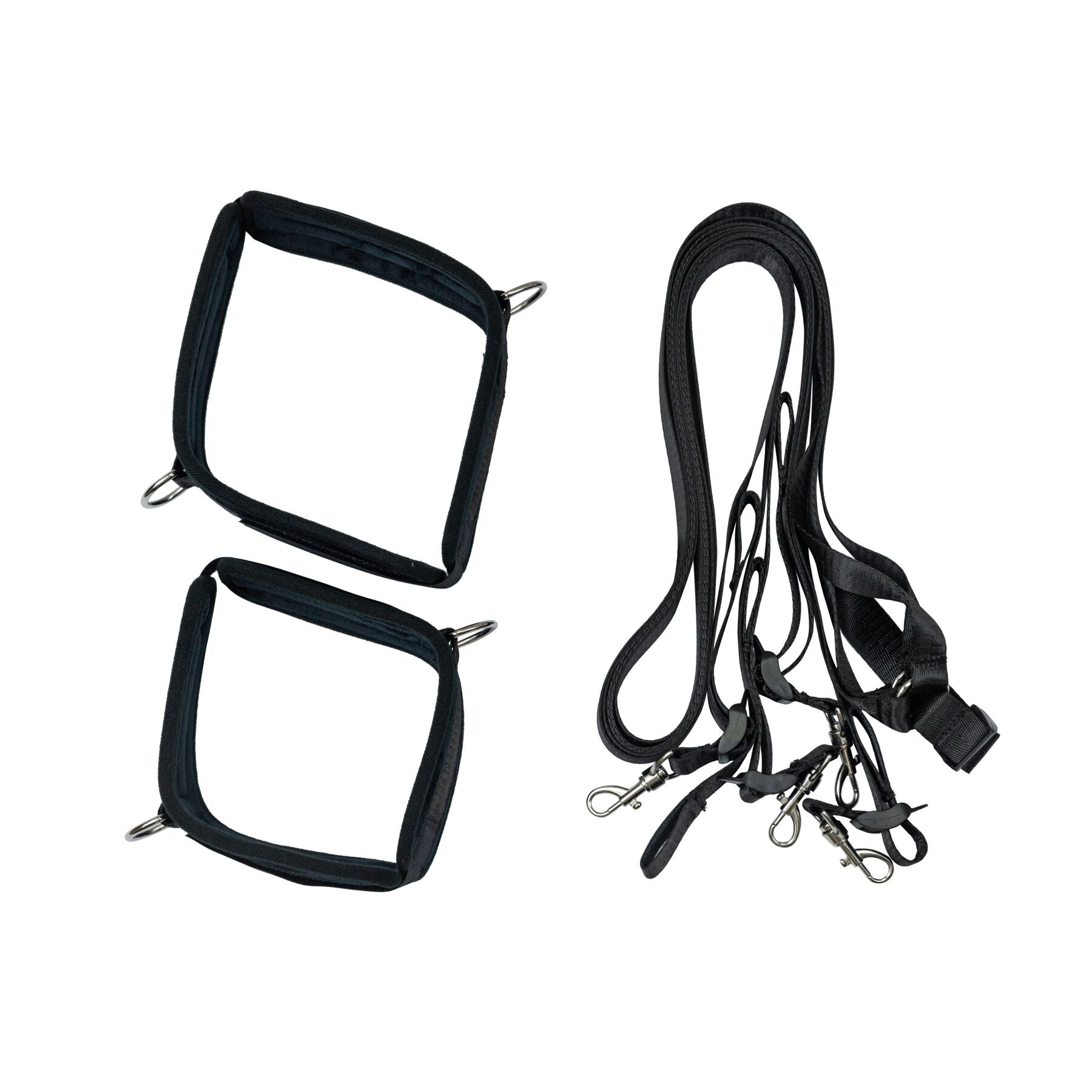 Punishment (Канада) Розтяжка на ліжко Punishment - 5-Piece Bed Restraint Kit - Black