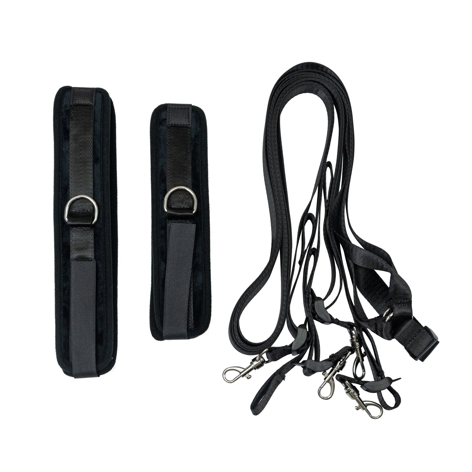 Punishment (Канада) Розтяжка на ліжко Punishment - 5-Piece Bed Restraint Kit - Black
