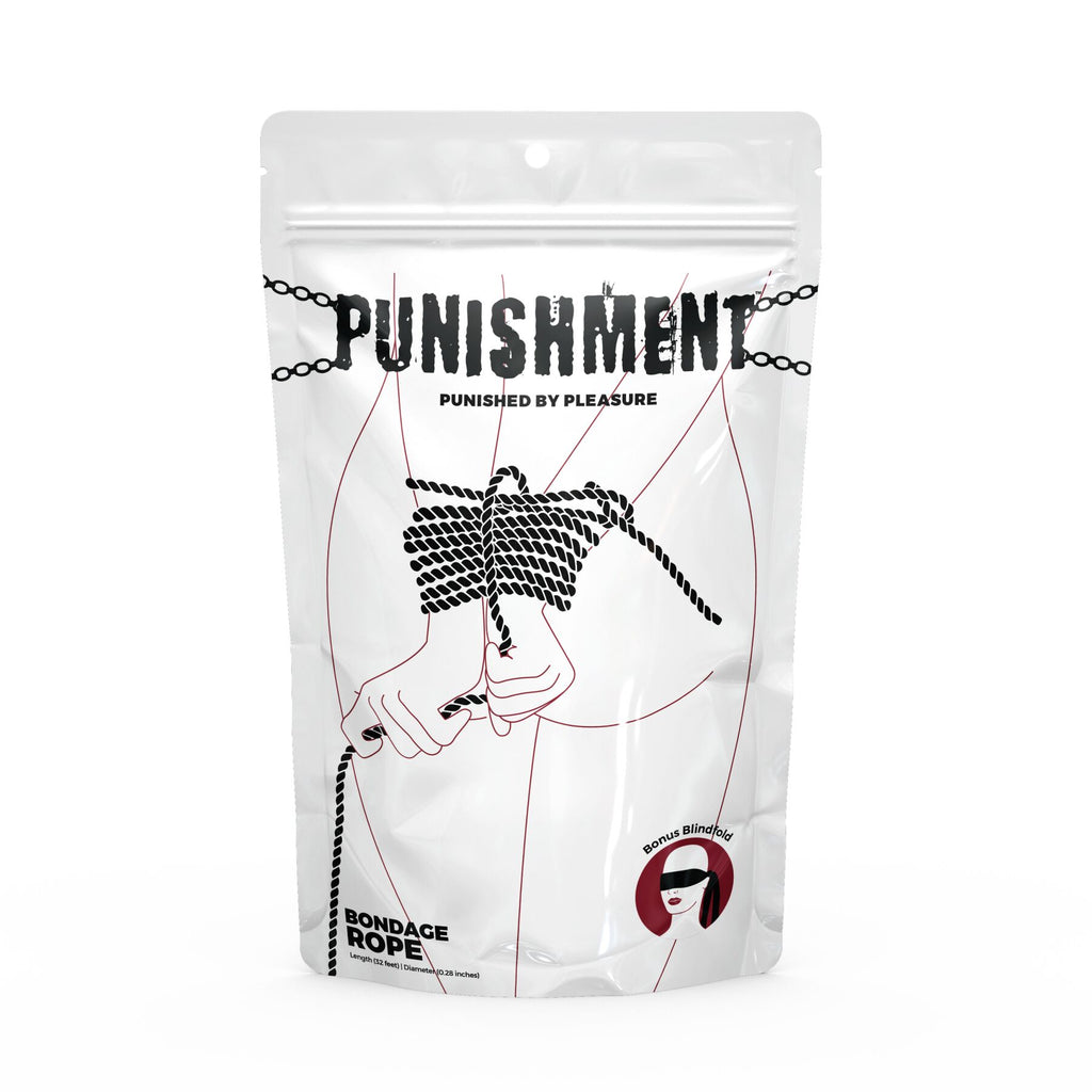 Punishment (Канада) Мотузка для шибарі Punishment - Bondage Rope - Black