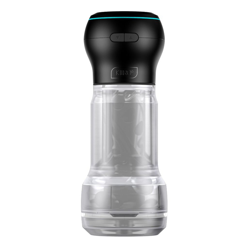 Kiiroo (Нідерланди) Мастурбатор Kiiroo Feel Pocket Crystal зі всмоктувальною інтерактивною насадкою PowerBlow Combo Set