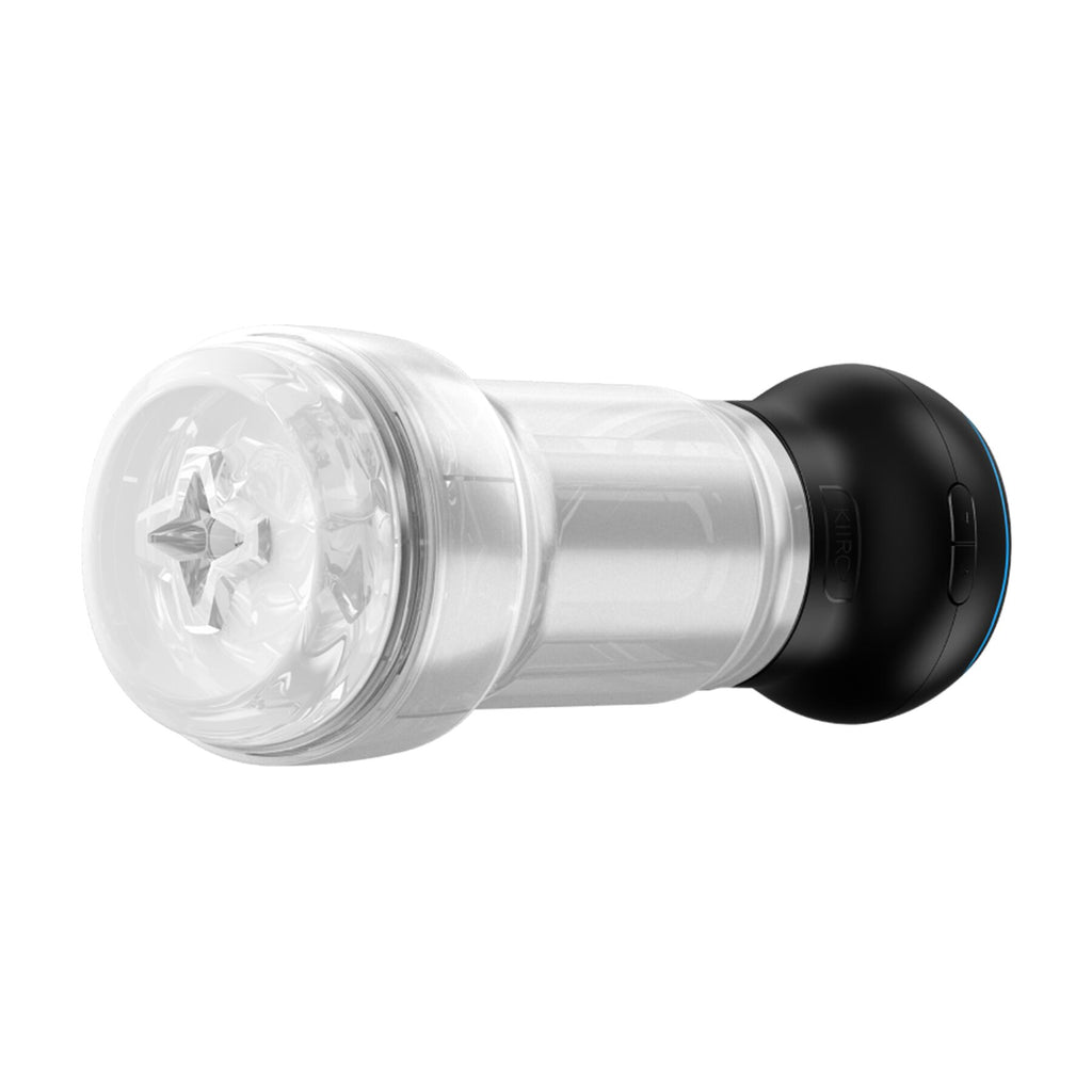 Kiiroo (Нідерланди) Мастурбатор Kiiroo Feel Pocket Crystal зі всмоктувальною інтерактивною насадкою PowerBlow Combo Set