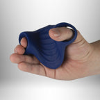 Мастурбатор Rocks Off Palm Blue, петлі для пальців, 10 режимів
