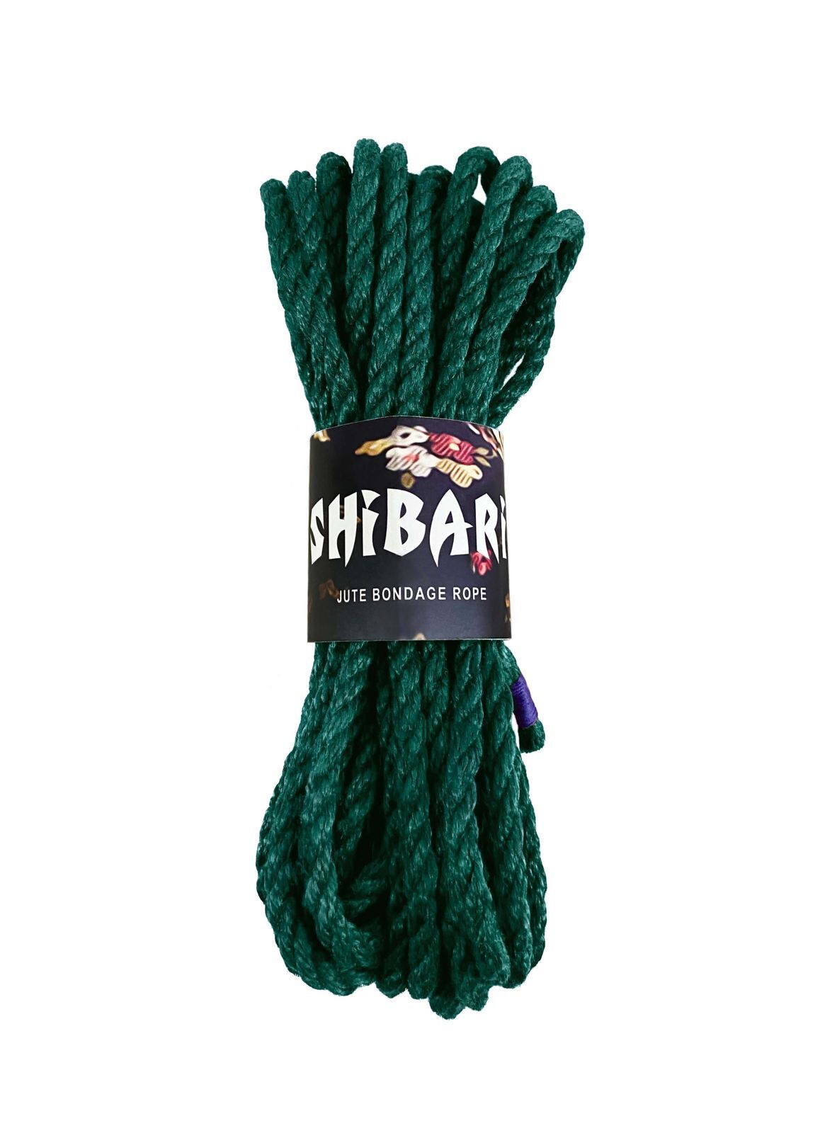 Feral Feelings (Україна) Джутова мотузка для шибарі Feral Feelings Shibari Rope, 8 м зелена
