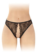 Fashion Secret (Франція) Трусики з відкритим доступом Fashion Secret Victoria Black, мереживо