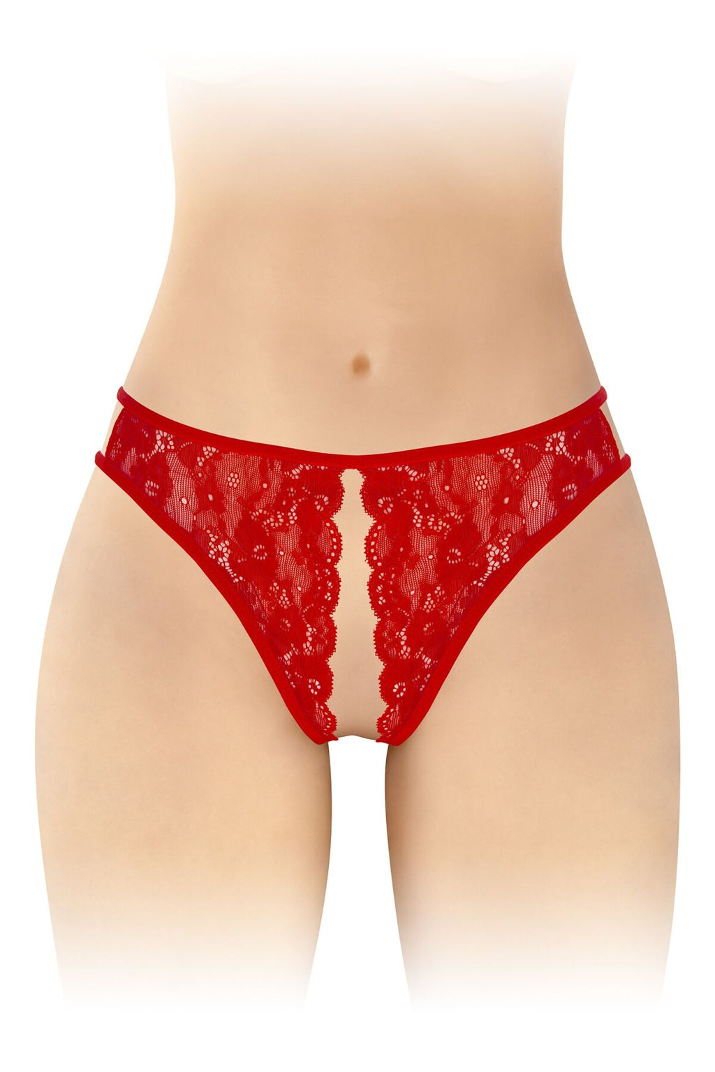 Fashion Secret (Франція) Трусики з відкритим доступом Fashion Secret Victoria Red, мереживо