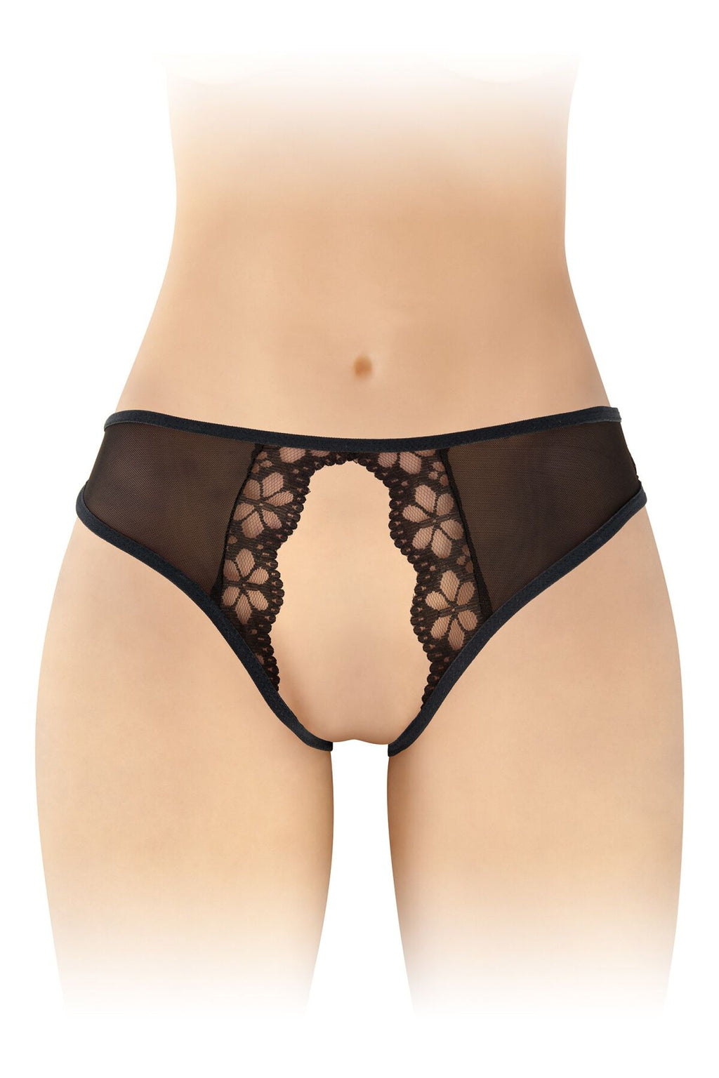 Fashion Secret (Франція) Трусики з відкритим доступом Fashion Secret Ambre Black, сітка