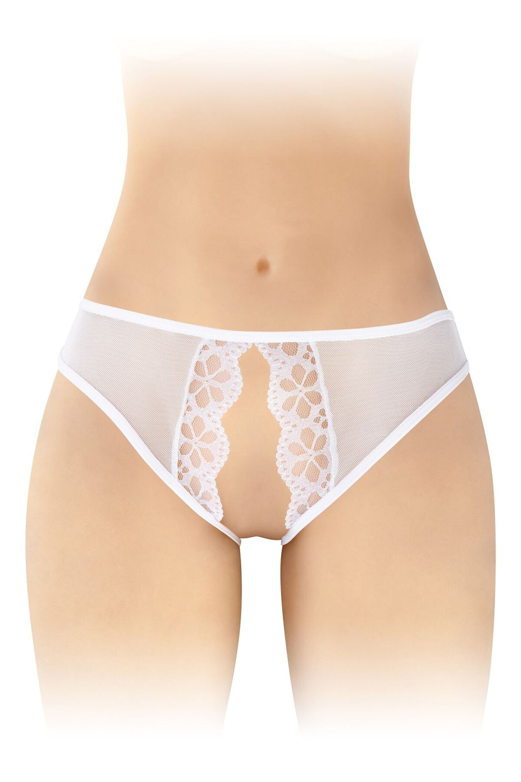 Fashion Secret (Франція) Трусики з відкритим доступом Fashion Secret Ambre White, сітка