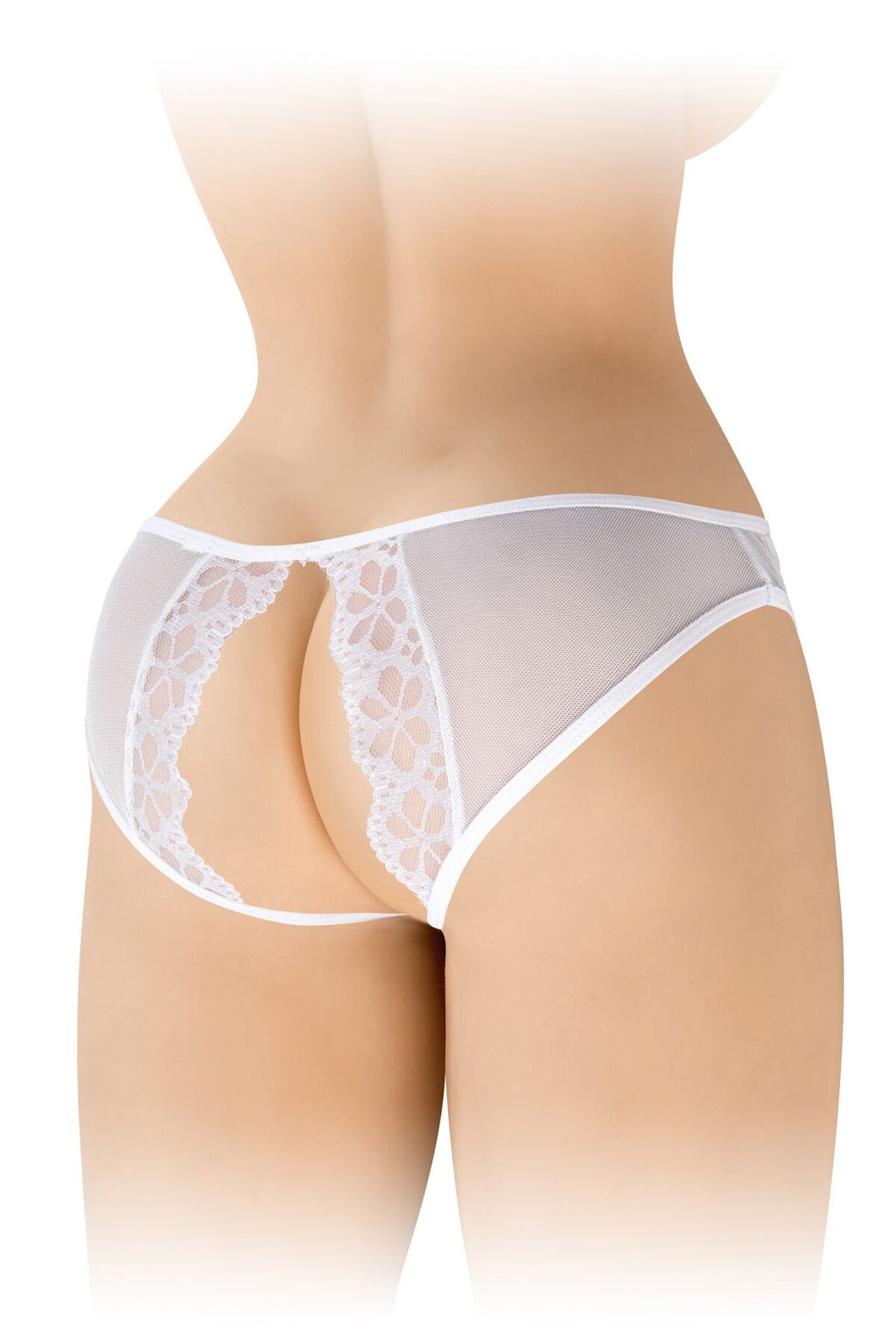 Fashion Secret (Франція) Трусики з відкритим доступом Fashion Secret Ambre White, сітка