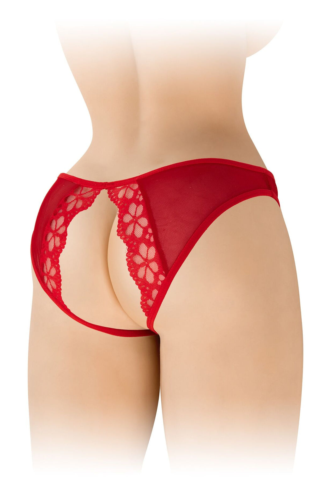 Fashion Secret (Франція) Трусики з відкритим доступом Fashion Secret Ambre Red, сітка