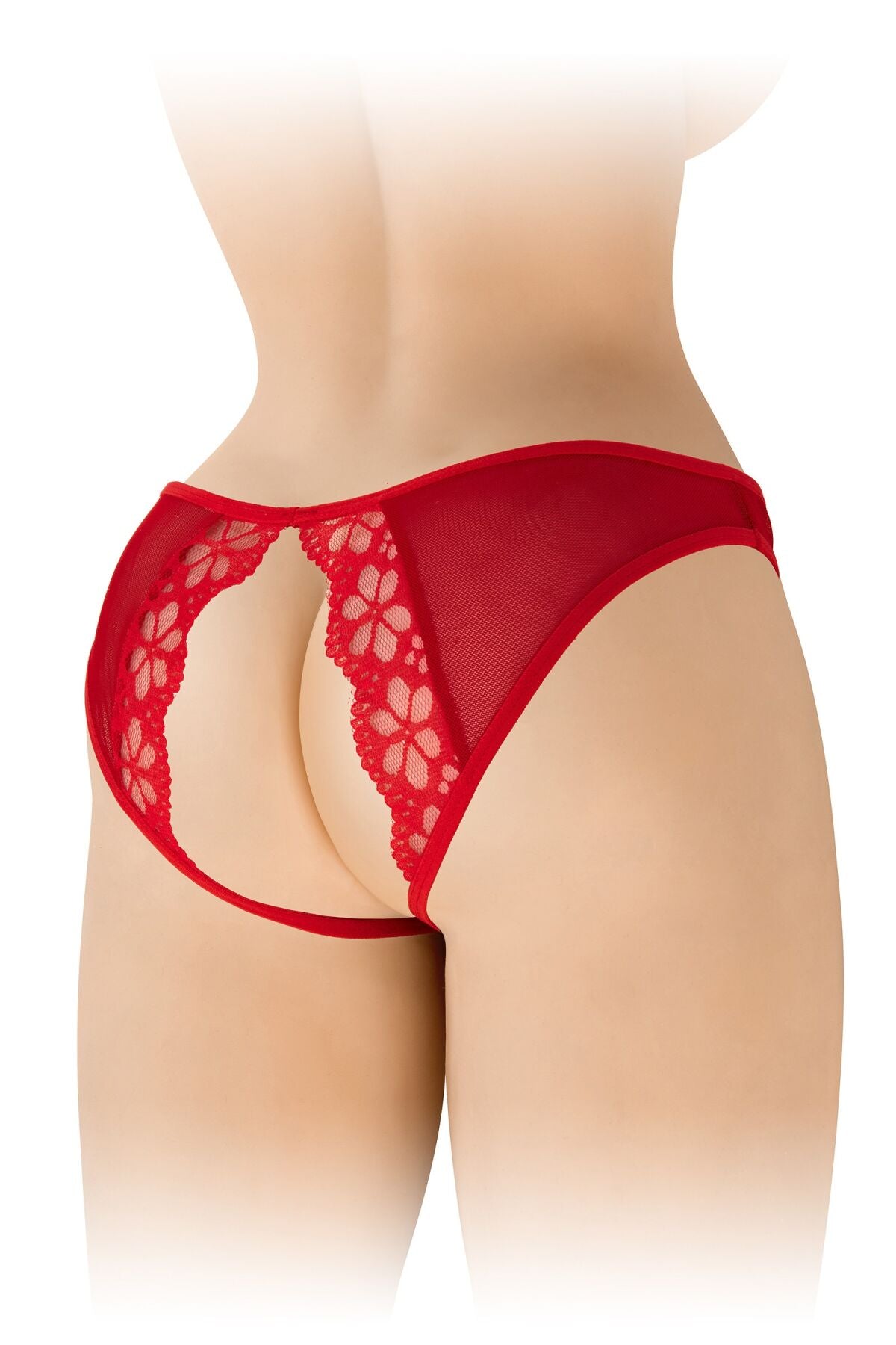 Fashion Secret (Франція) Трусики з відкритим доступом Fashion Secret Ambre Red, сітка