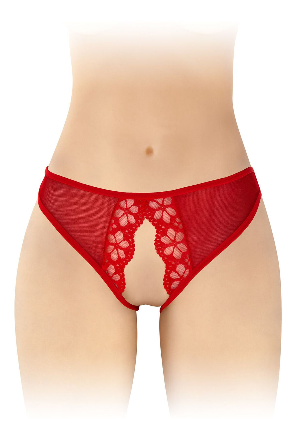 Fashion Secret (Франція) Трусики з відкритим доступом Fashion Secret Ambre Red, сітка