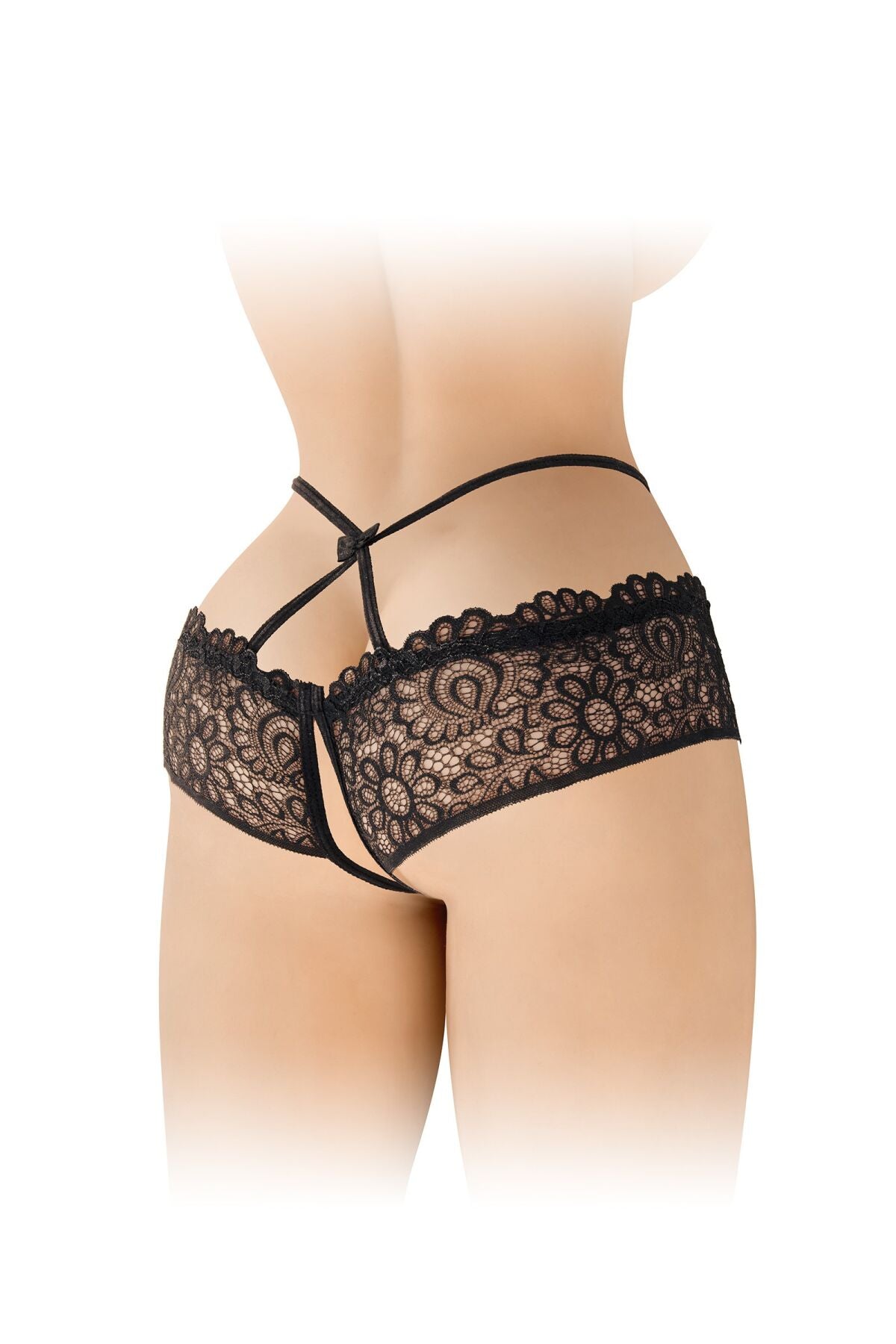 Fashion Secret (Франція) Трусики з відкритим доступом Fashion Secret Celia Black, лямки на талії