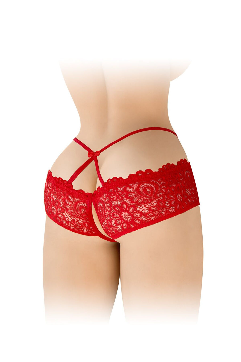 Fashion Secret (Франція) Трусики з відкритим доступом Fashion Secret Celia Red, лямки на талії