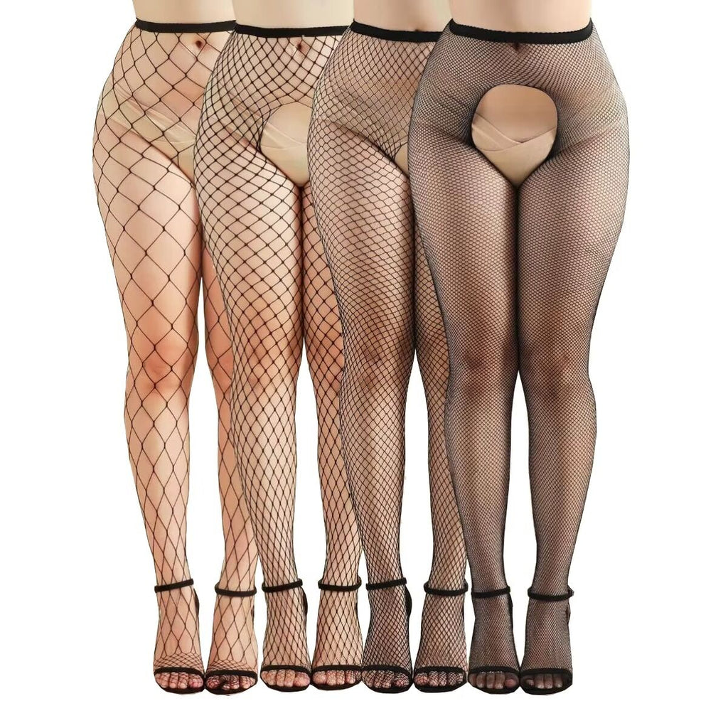 JSY (Китай) Комплект колготок JSY WW7040-open Black One Size (4 шт)
