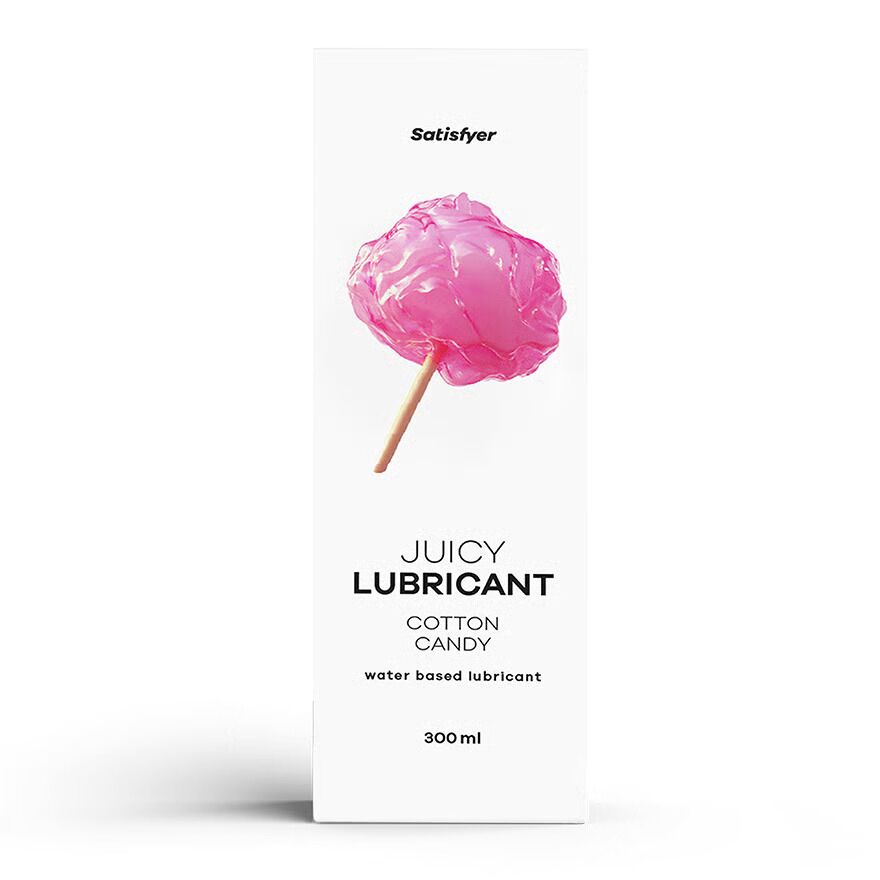 Satisfyer (Німеччина) Лубрикант на водній основі Satisfyer Juicy Lubricant Cotton Candy water based 300 мл