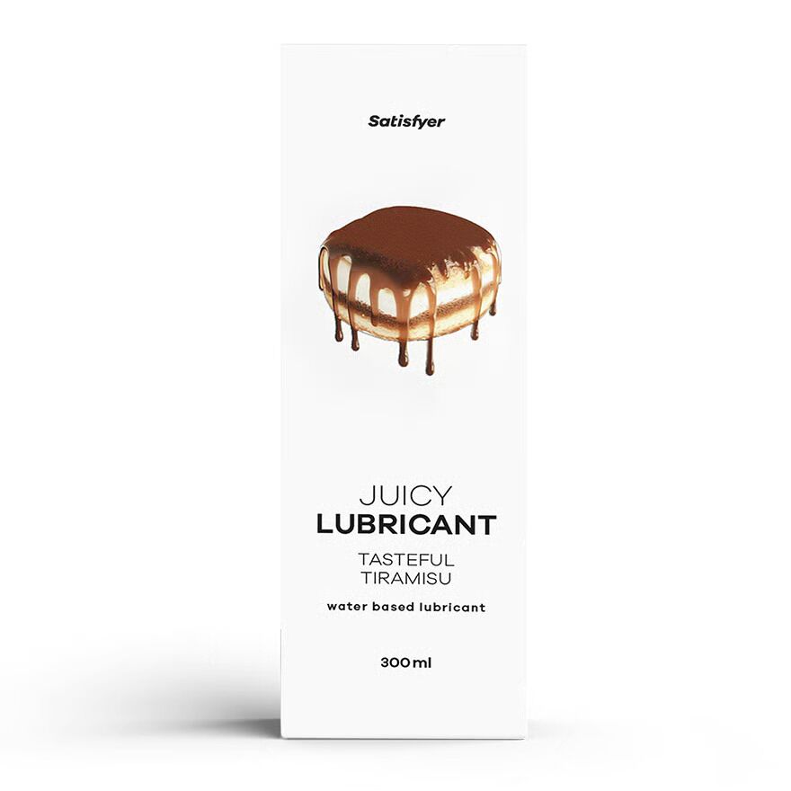 Satisfyer (Німеччина) Лубрикант на водній основі Satisfyer Juicy Lubricant Tasteful Tiramisu water based 300 мл