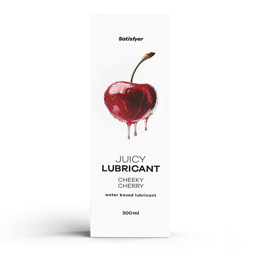 Satisfyer (Німеччина) Лубрикант на водній основі Satisfyer Juicy Lubricant Cheeky Cherry water based 300 мл