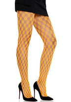 Колготки Leg Avenue Eyelet Net Tights Neon One Size