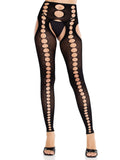 Leg Avenue (США) Колготки Leg Avenue Seamless Opaque Footless Suspender Hose One Size Black