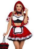 Leg Avenue (США) Костюм Червоної Шапочки Leg Avenue Flirty Miss Red Top and Skirt L